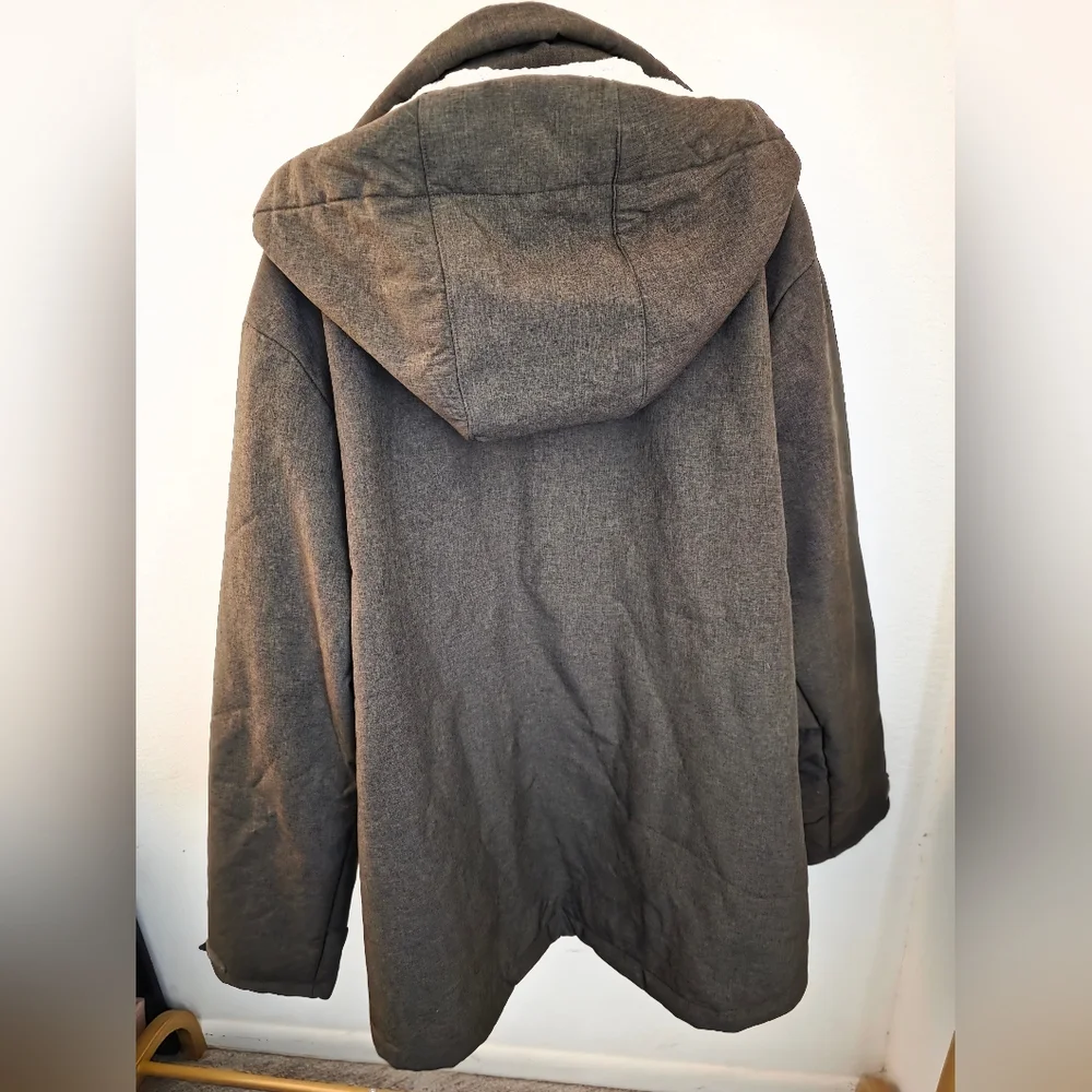 Men's‎ Sherp Lined Hooded Champion Jacket Size Large